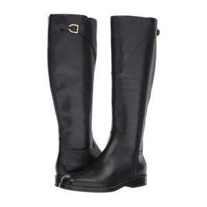 Cole Haan Harrington Knee High Black Leather Riding Boot Women’s 7.5